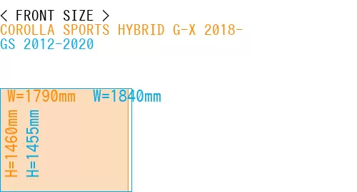 #COROLLA SPORTS HYBRID G-X 2018- + GS 2012-2020